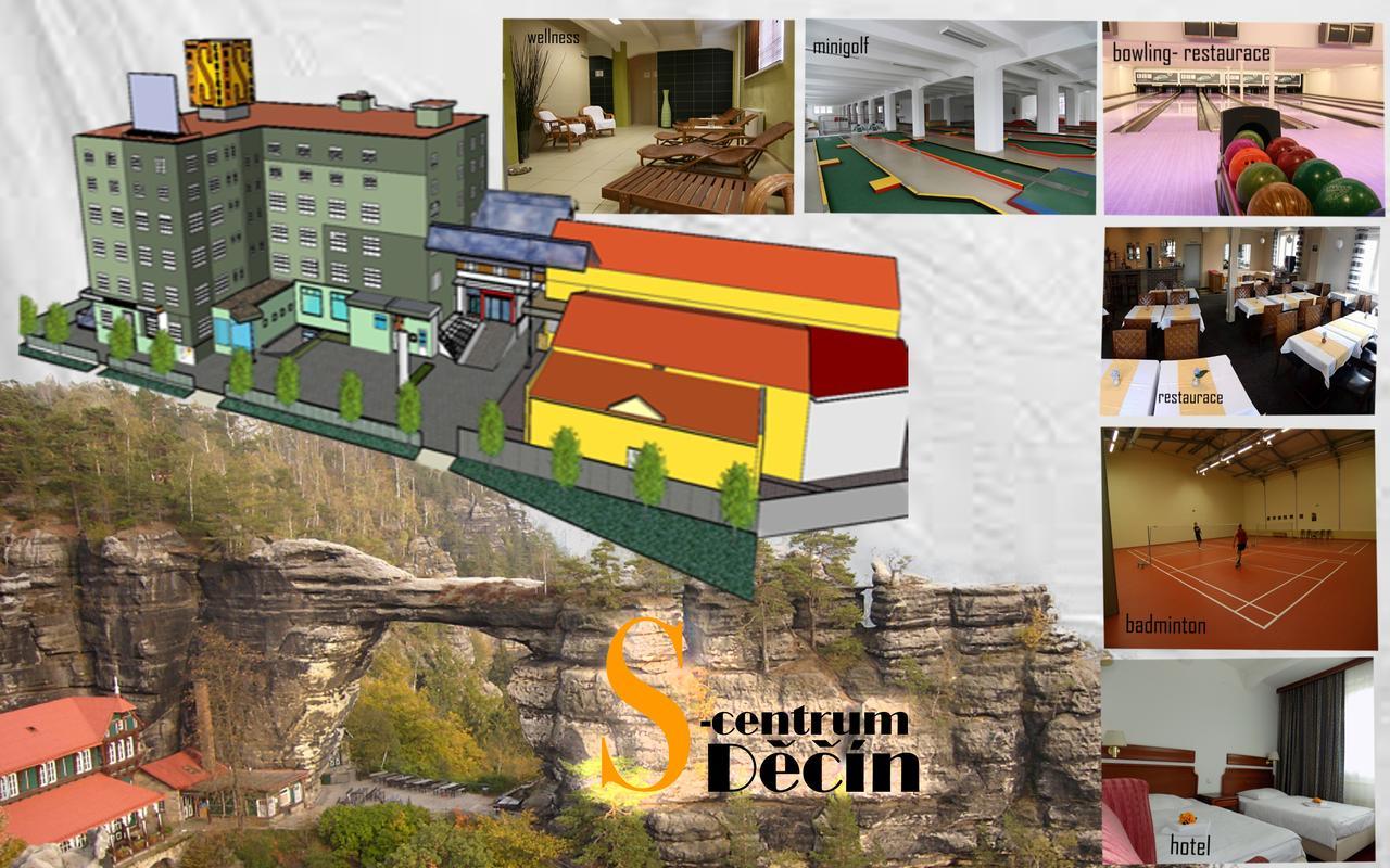 Hotel S-Centrum Decin Eksteriør billede